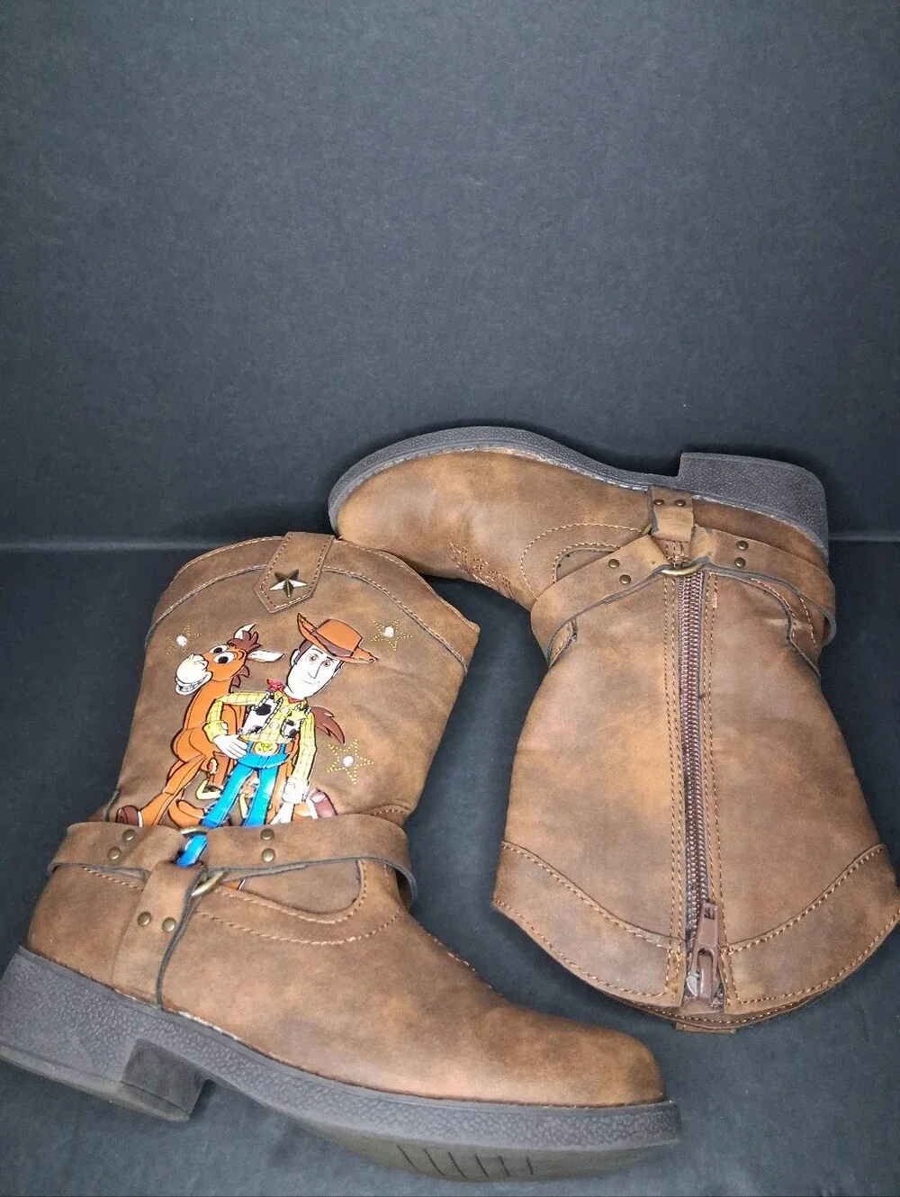 Toy Story Cowboy Boots Woody Brown Kids Footwear